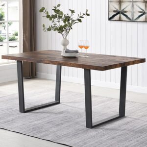 Constable Wooden Dining Table Rectangular In Smoked Oak