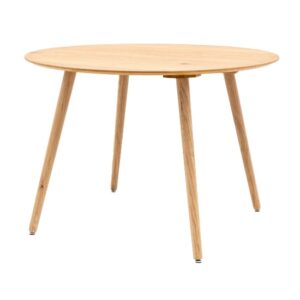 Hervey Wooden Dining Table Round In Natural