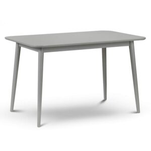 Takiko Wooden Dining Table Rectangular In Grey