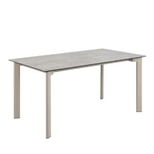 Palmdale Ceramic Dining Table Rectangular In Grey