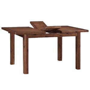 Areli Wooden Extending Dining Table In Dark Brown